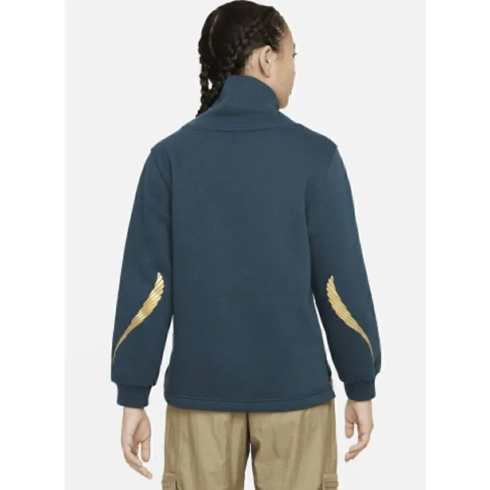 NIKE - NWT 🎉HP🎉Girls Sz M Nike Sportswear Club Fleece Long Sleeve Funnel-Neck